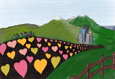 artwork titled 'Path to Kindness'